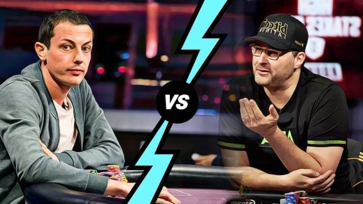 Phil Hellmuth Vs. Tom Dwan in a High Stakes Duel